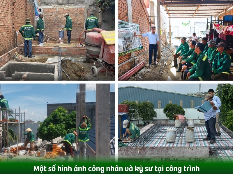 Hình ảnh Minh Bảo thi công phần thô