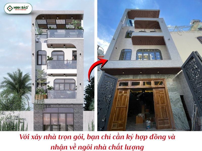 Khách hàng chỉ cần ký hợp đồng và nhận về ngôi nhà ưng ý