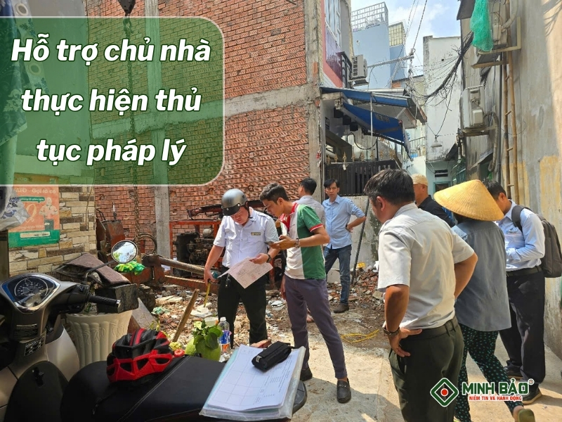 Minh Bảo hỗ trợ chủ nhà mọi mặt trong quá trình xây dựng