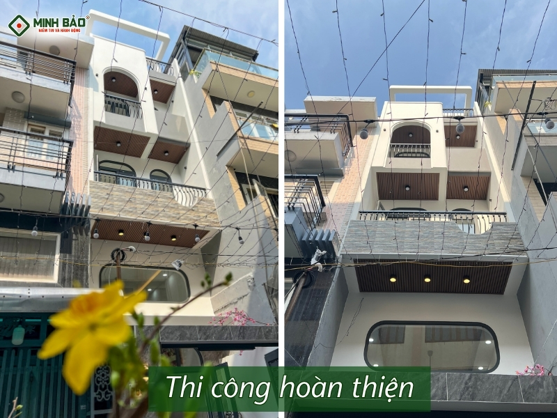 Minh Bảo thi công hoàn thiện nhà