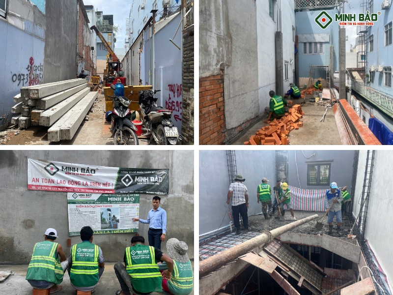 Minh Bảo thi công xây dựng nhà