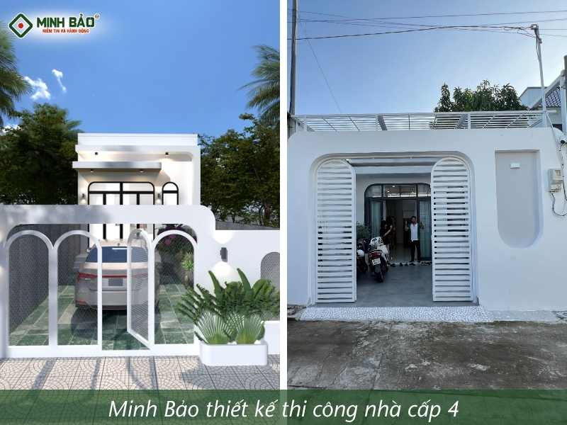 Minh Bảo thiết kế và thi công nhà cấp 4