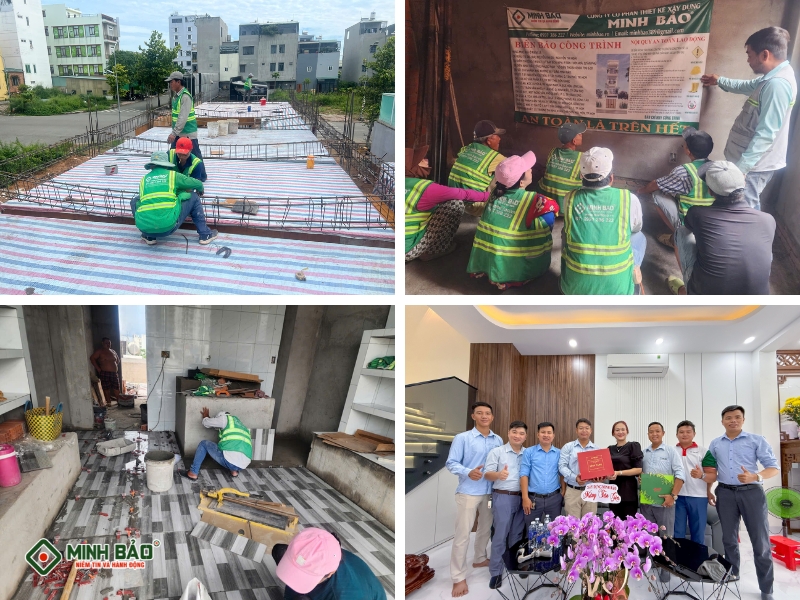 Minh Bảo xây dựng và bàn giao nhà cho gia chủ