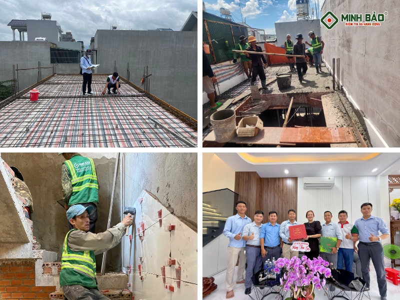 Minh Bảo xây dựng và bàn giao nhà cho gia chủ