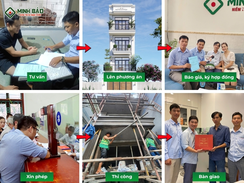 Minh Bảo xây dựng và bàn giao nhà cho gia chủ
