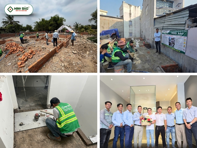 Minh Bảo xây dựng và bàn giao nhà cho gia chủ