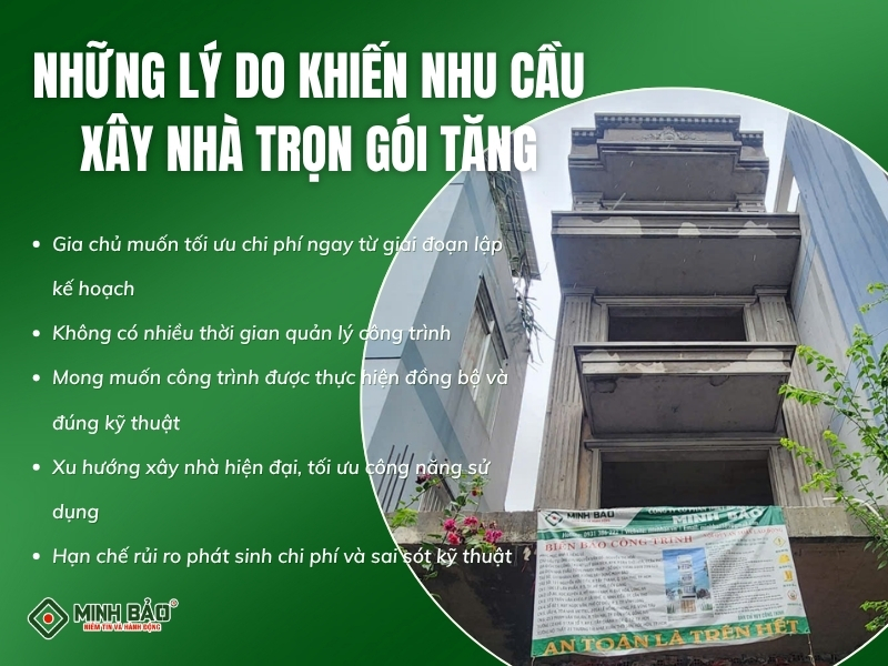 Những lý do khiến nhu cầu xây nhà tăng cao