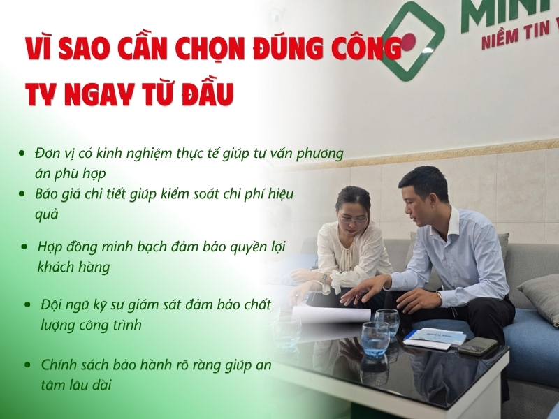 Vì sao nên chọn công ty xây dựng uy tín