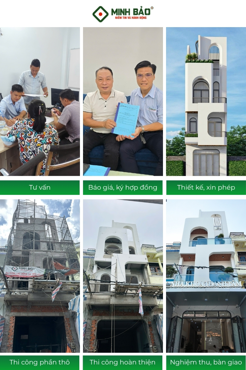 Các hạng mục công việc mà Minh Bảo thực hiện