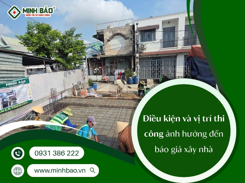 Điều kiện thi công