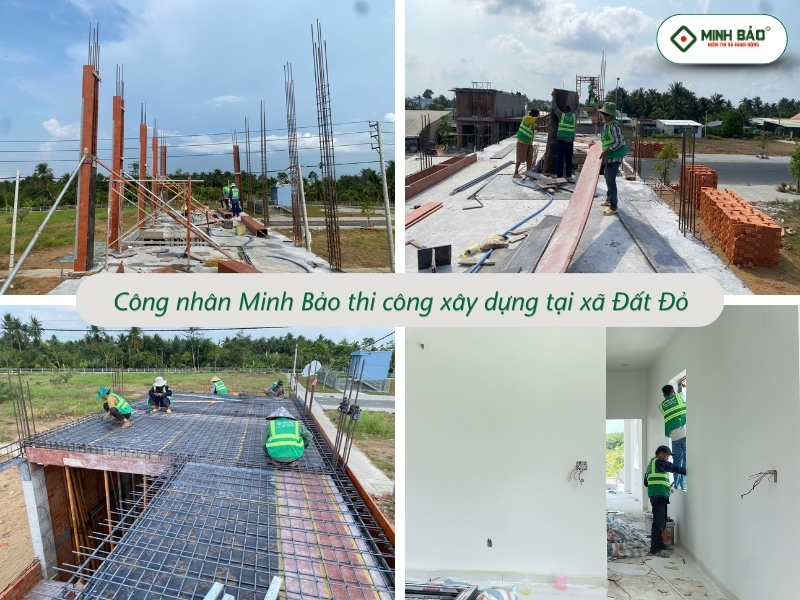 Hình ảnh Minh Bảo thi công xây dựng tại Đất Đỏ