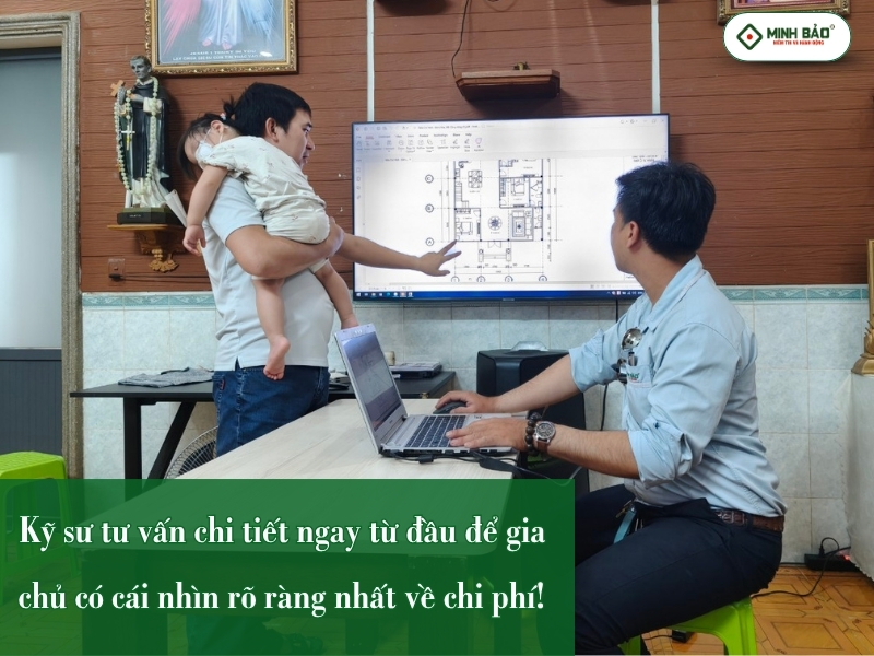 Kỹ sư tư vấn chi tiết ngay từ đầu