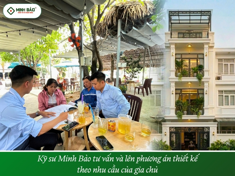 Minh Bảo tư vấn và thiết kế theo nhu cầu của gia chủ