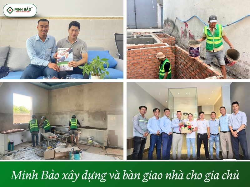 Minh Bảo xây dựng và bàn giao nhà cho gia chủ