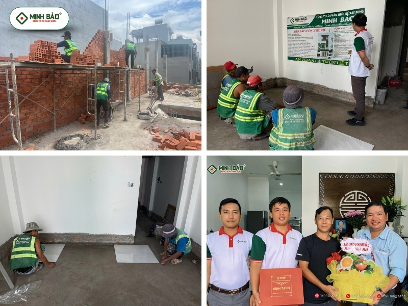 Minh Bảo xây dựng và bàn giao nhà cho gia chủ