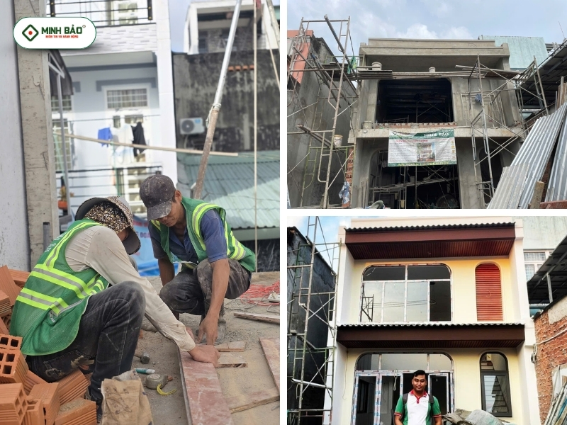 Minh Bảo xây dựng và bàn giao nhà cho gia chủ