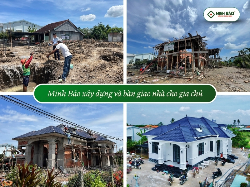 Minh Bảo xây dựng và bàn giao nhà cho gia chủ