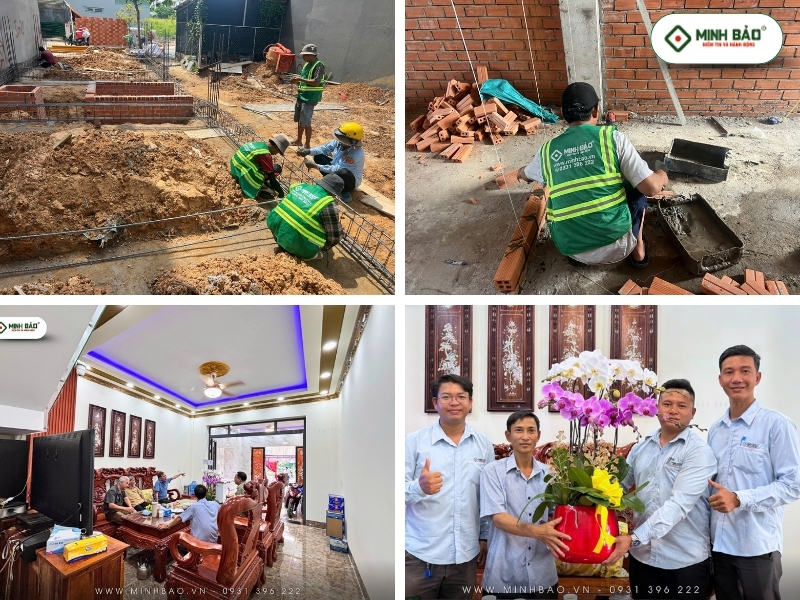 Minh Bảo xây dựng và bàn giao nhà cho gia chủ