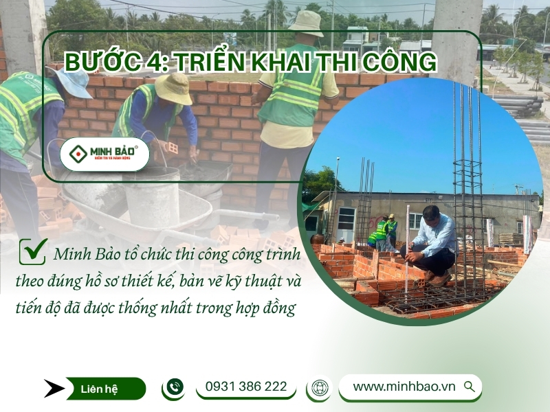 Triển khai thi công