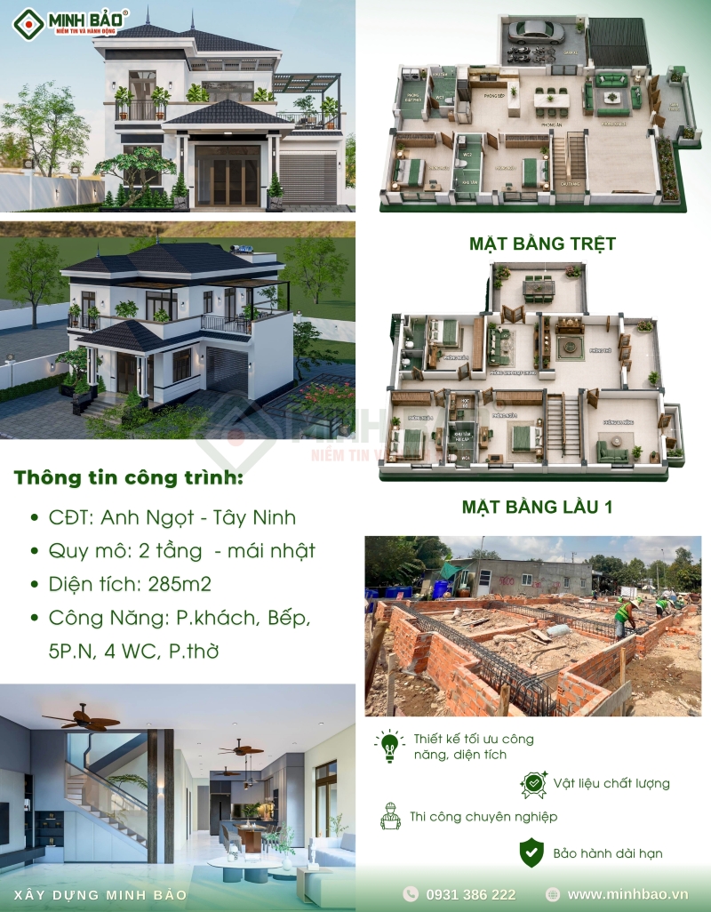 Tư vấn phương án thiết kế thi công phù hợp