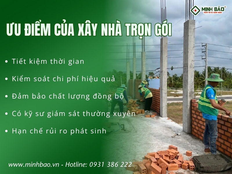 Ưu điểm của dịch vụ chìa khóa trao tay