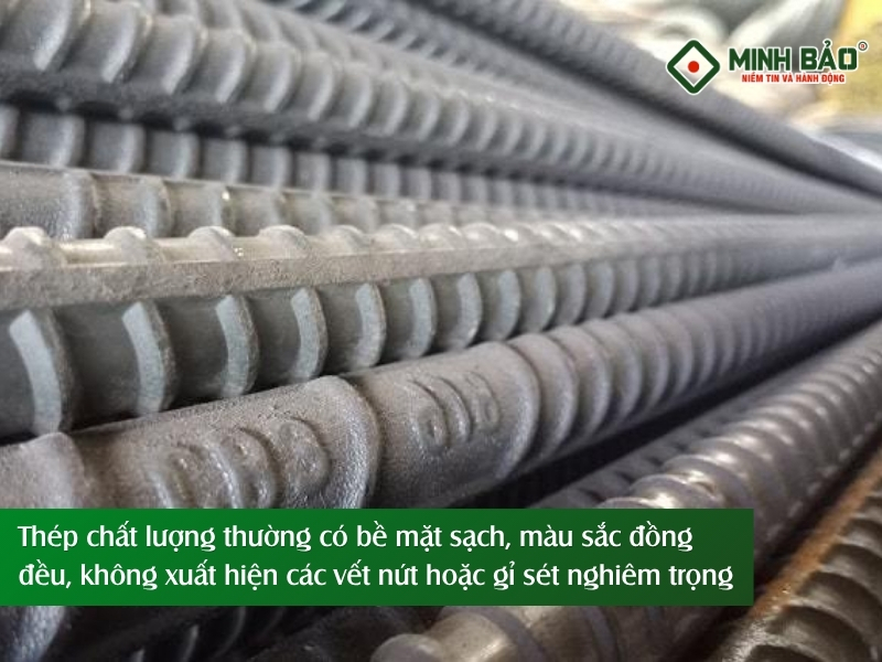 Cách chọn sắt thép xây dựng chất lượng theo bề mặt