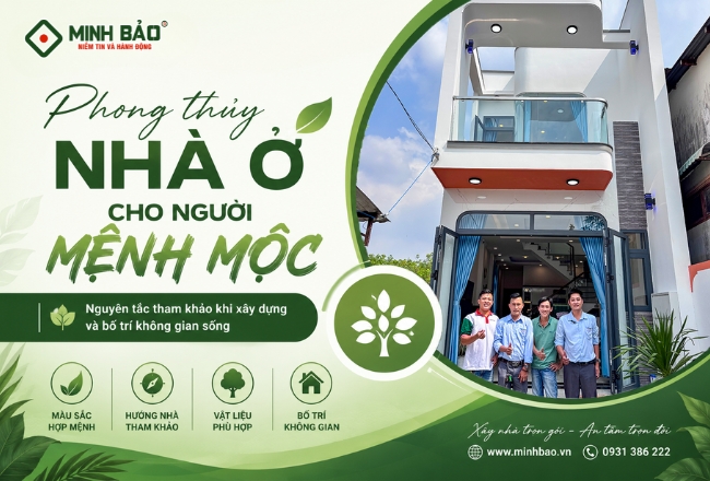 Phong Thủy Nhà Ở Cho Người Mệnh Mộc