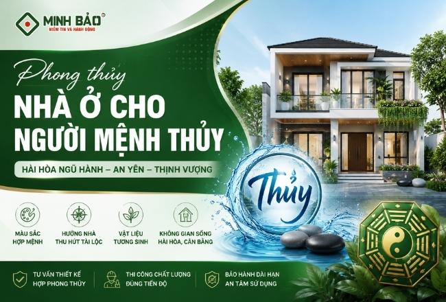 Phong Thủy Nhà Ở Cho Người Mệnh Thủy