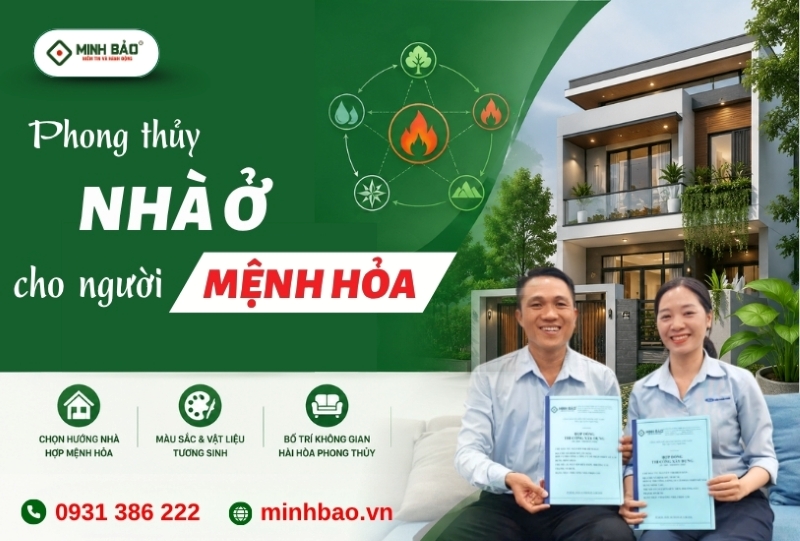 Tìm hiểu phong thủy nhà ở cho người mệnh hỏa