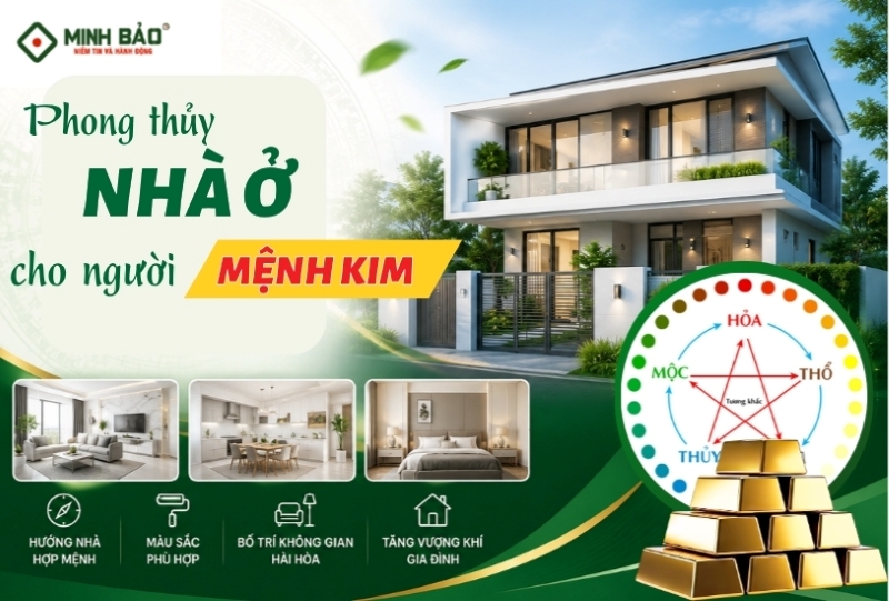 Tìm hiểu phong thủy nhà ở cho người mệnh kim
