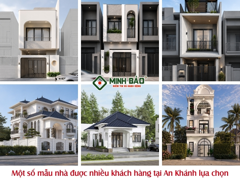Một số mẫu nhà được nhiều khác hàng tại An Khánh lựa chọn